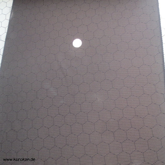 schwarze Rho Seide Sommer Trauer Kimono Tanmono