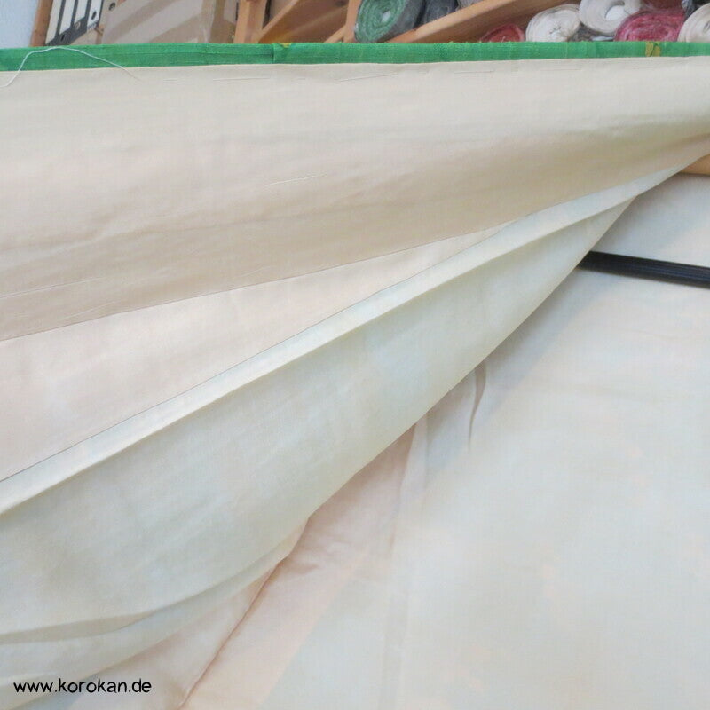 Japan Kranich und Pinien Druck Tsumugi Seiden Kimono