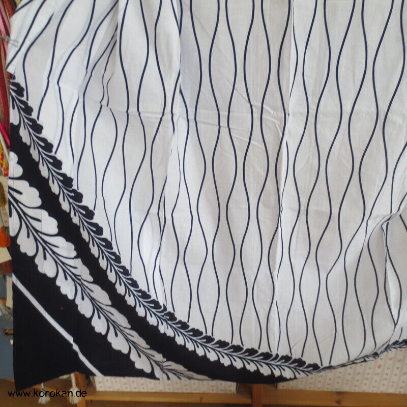 Wisteria Tatewaku Homongi Yukata Baumwoll Kimono