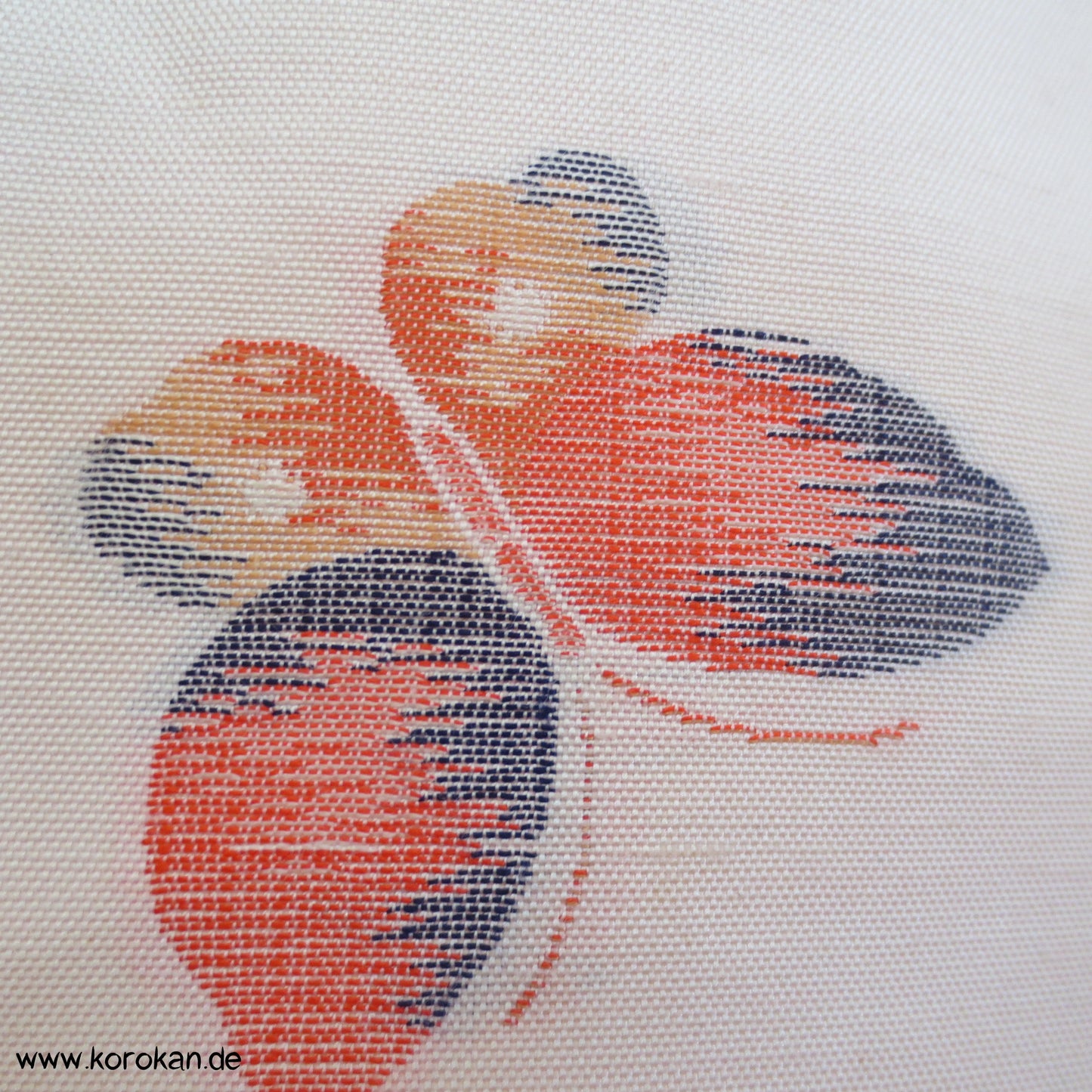 bunte Schmetterlinge Tsumugi Seiden Kimono