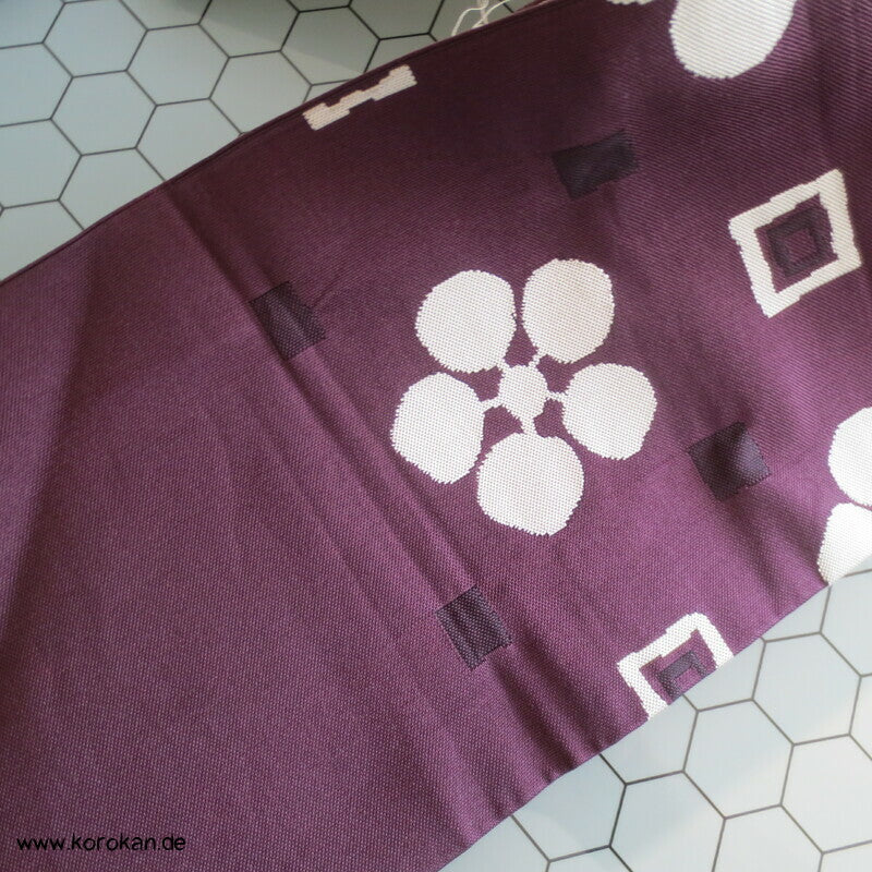 abstrakte Sakura Blüten, Quadrate Nagoya Obi