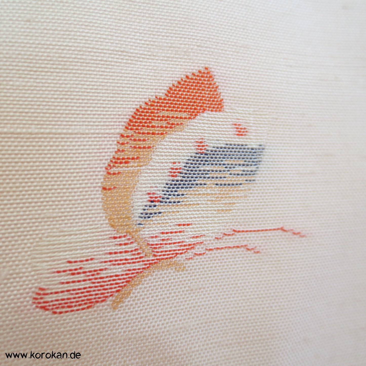 bunte Schmetterlinge Tsumugi Seiden Kimono