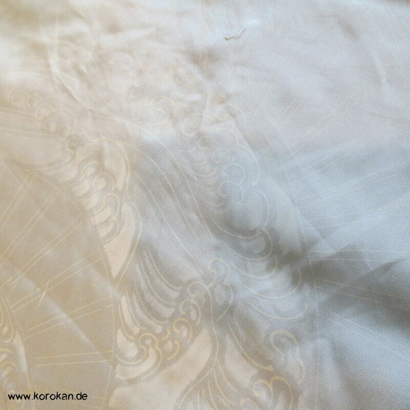 Fächerdruck Seidenpongé Araihari Kimono Futterstoff
