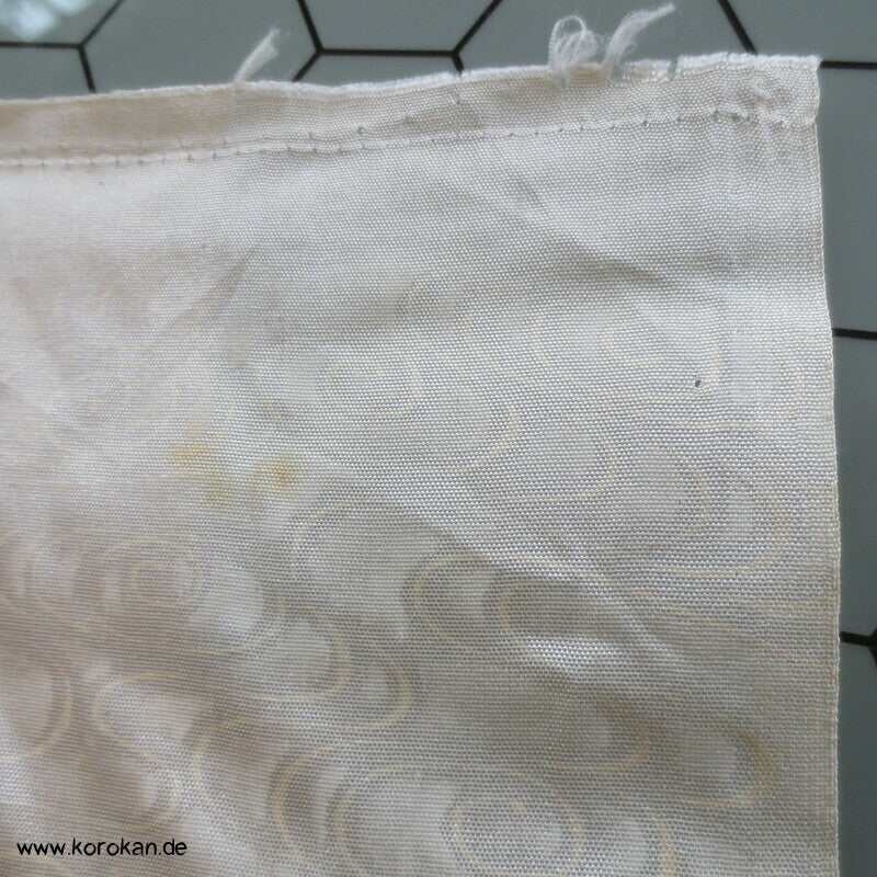 Fächerdruck Seidenpongé Araihari Kimono Futterstoff