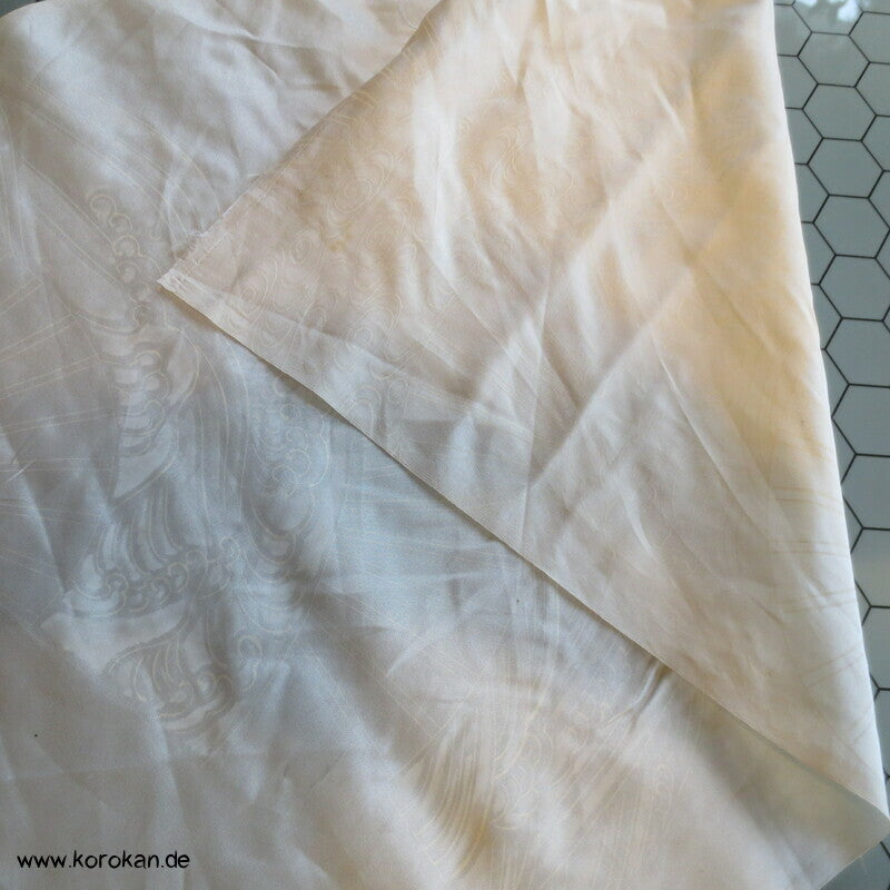 Fächerdruck Seidenpongé Araihari Kimono Futterstoff