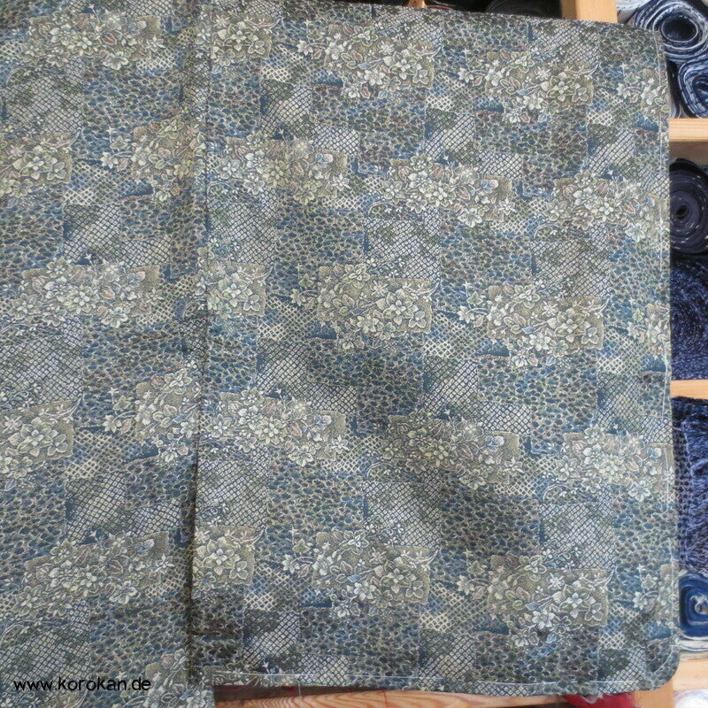 Kiribame Steinplattenmuster Jacquard Komon Kimono