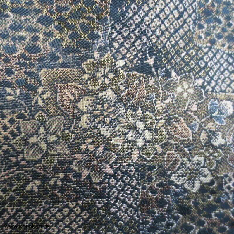 Kiribame Steinplattenmuster Jacquard Komon Kimono