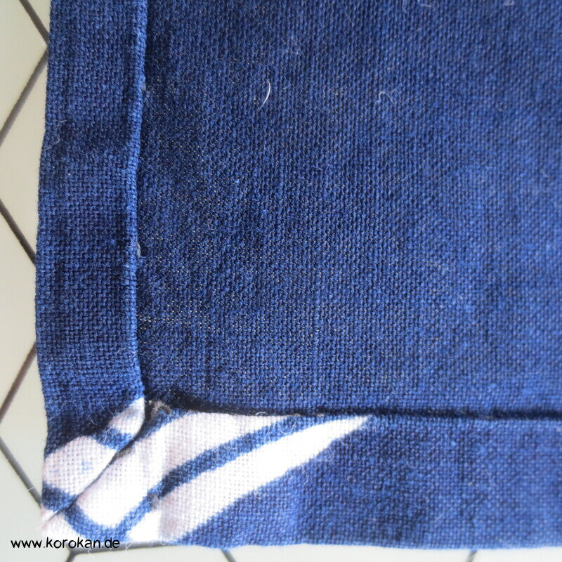 Yukata Baumwoll Kimono Kraniche und Wellen