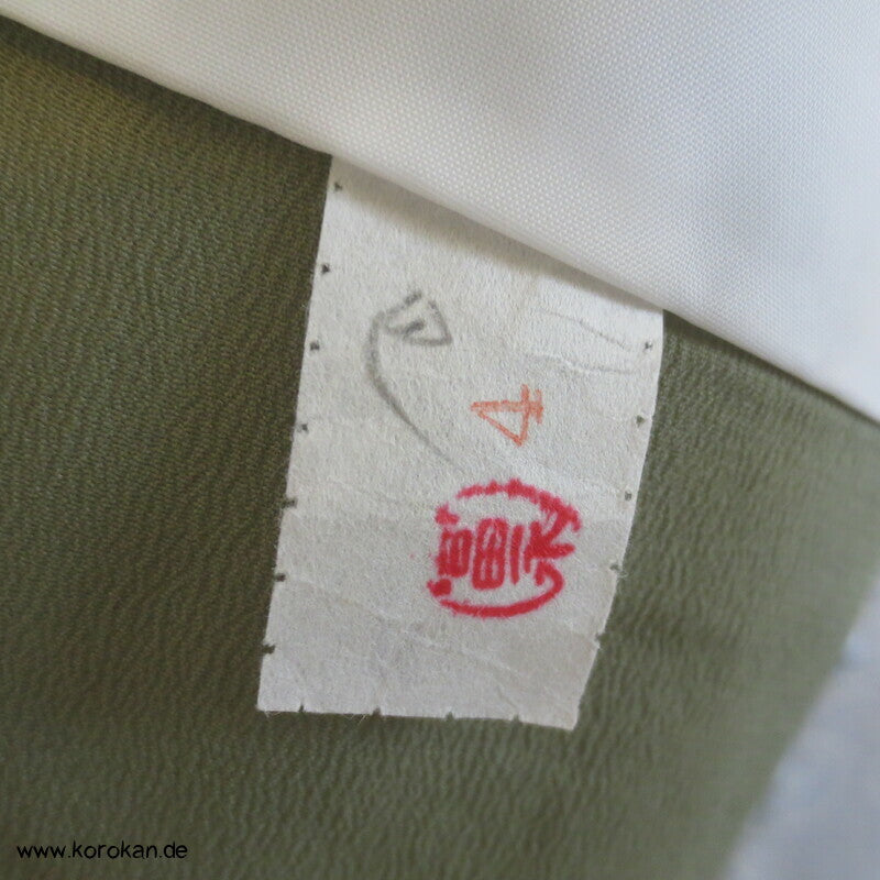 Kiribame Steinplattenmuster Jacquard Komon Kimono