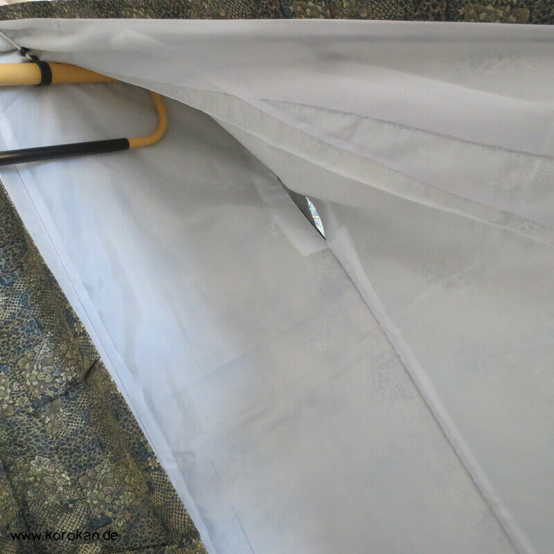 Kiribame Steinplattenmuster Jacquard Komon Kimono