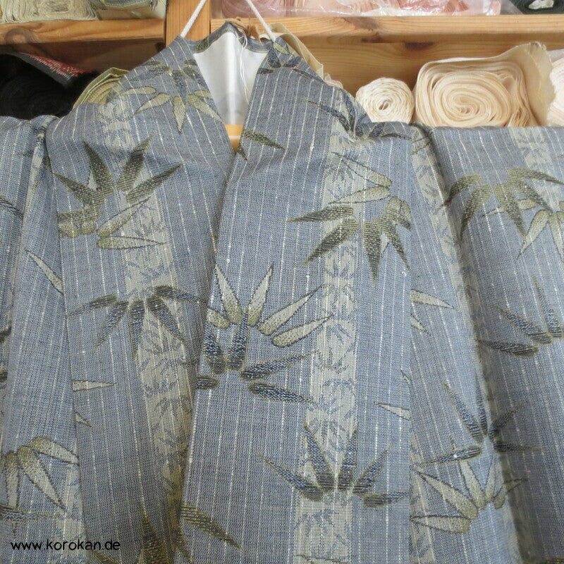 Wolle / Seide Bambus Jacquard Hitoe Kimono