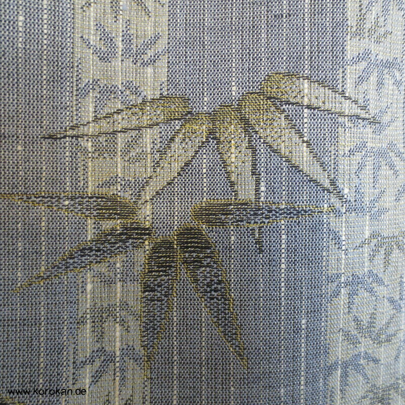 Wolle / Seide Bambus Jacquard Hitoe Kimono