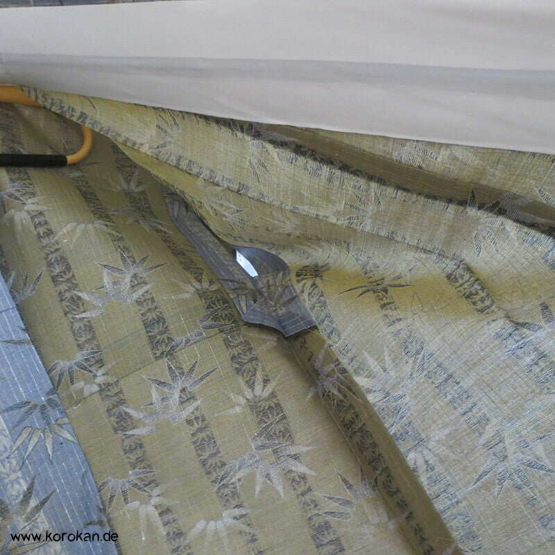Wolle / Seide Bambus Jacquard Hitoe Kimono