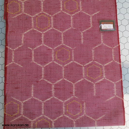 Kikko Kasuri Bienenwabenmuster Kimono Wolle