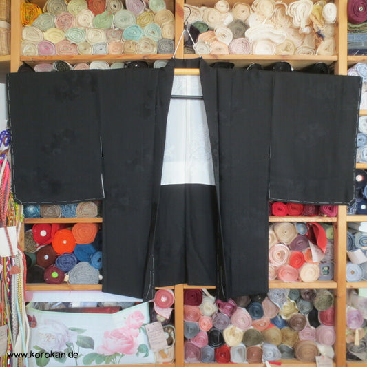 Chrysanthemen Rinzu Damast Seiden Haori Kimono Jacke