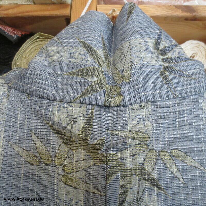 Wolle / Seide Bambus Jacquard Hitoe Kimono