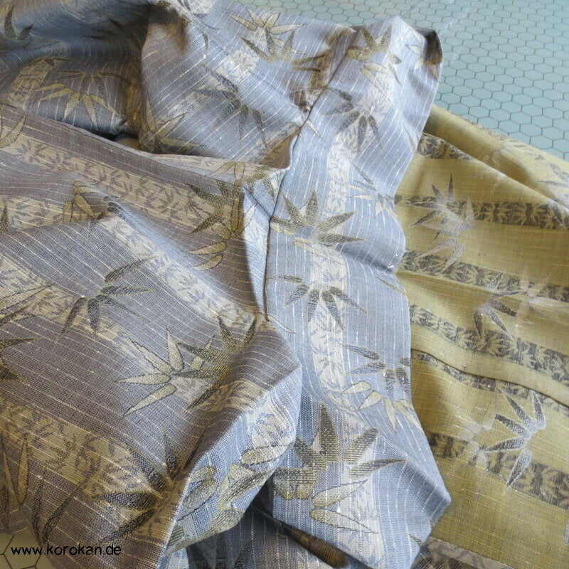 Wolle / Seide Bambus Jacquard Hitoe Kimono