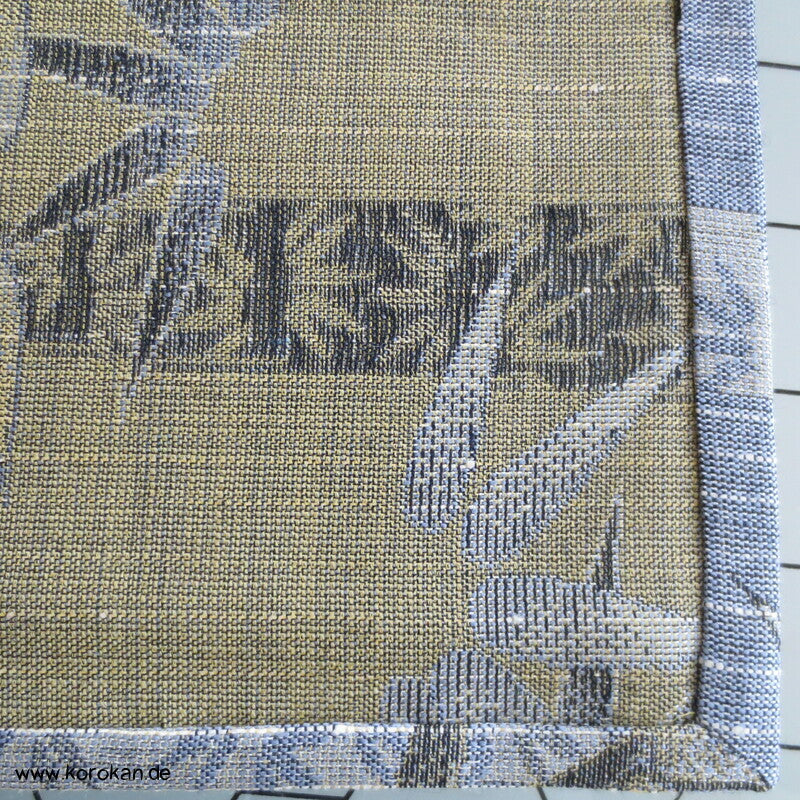 Wolle / Seide Bambus Jacquard Hitoe Kimono