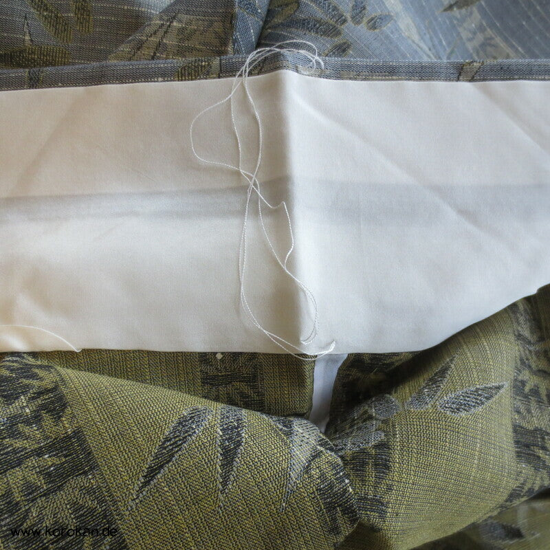 Wolle / Seide Bambus Jacquard Hitoe Kimono