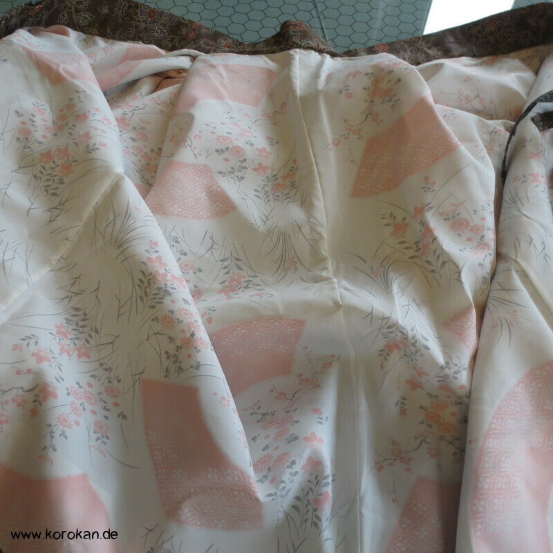 moderner zweiteiliger Kimono, Dochugi + Wickelrock