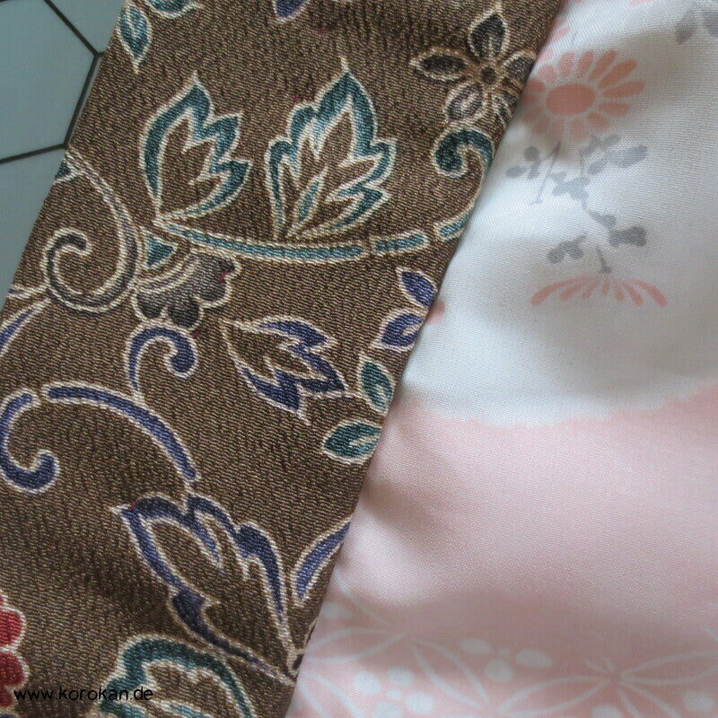 moderner zweiteiliger Kimono, Dochugi + Wickelrock