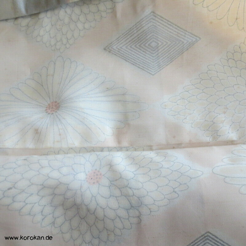 Kasuri Beerenzweige Meisen Seiden Haori Kimono Jacke