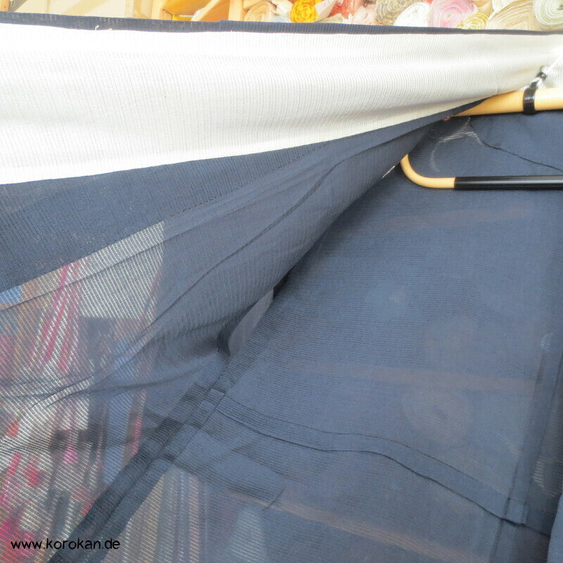 Segelboot Hitoe Tomesode Rho Seide ungefütterter antiker Kimono