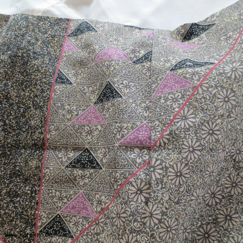 moderner zweiteiliger Kimono, Dochugi + Wickelrock