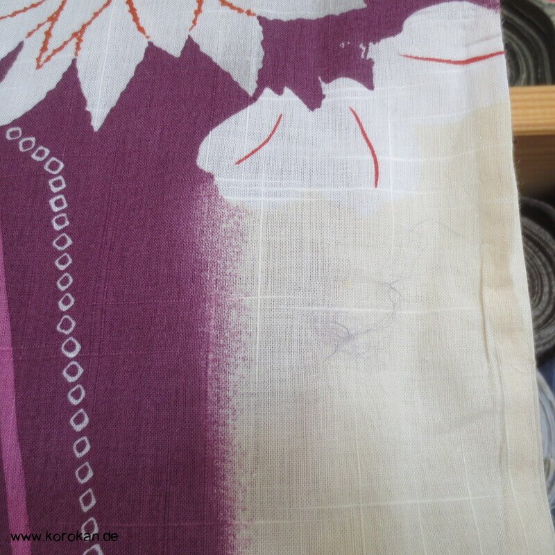 Yukata Baumwoll Kimono Chrysanthemen und Pfeilfedern