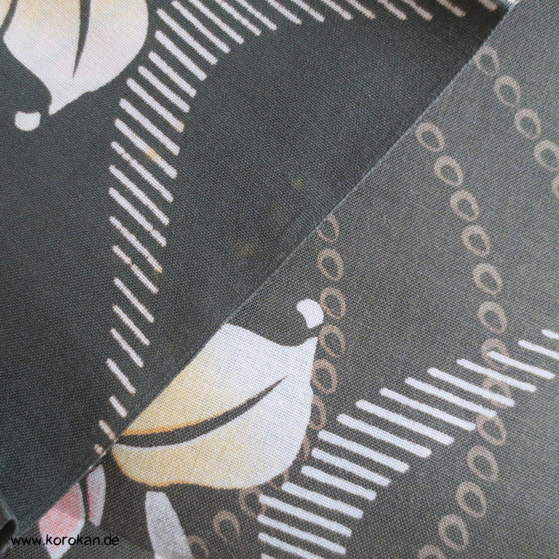 Orchidee Ahornblatt Yukata Kimono Baumwoll Stoff