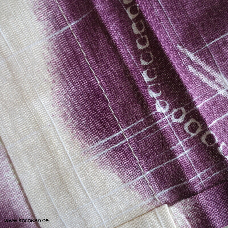 Yukata Baumwoll Kimono Chrysanthemen und Pfeilfedern