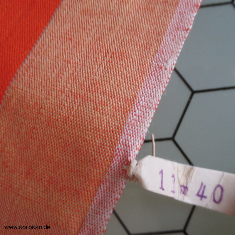 Pfingstrosen Kasuri Kimono Baumwollstoff