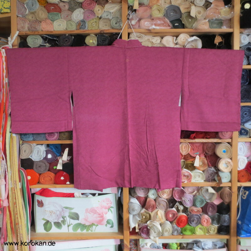 Annual Growth Muster Seidendamast Haori Kimono Jacke