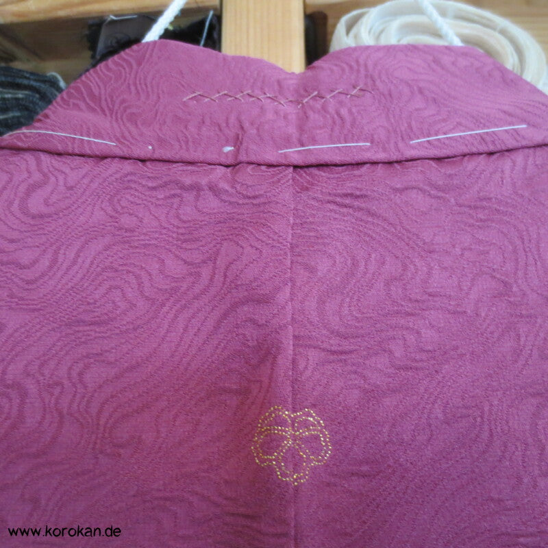 Annual Growth Muster Seidendamast Haori Kimono Jacke