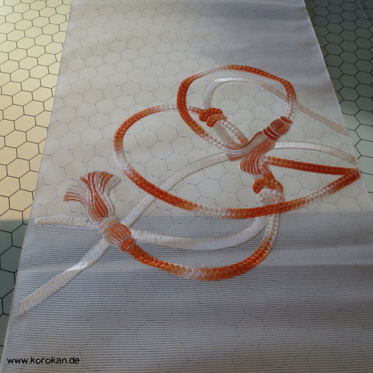 Flechtband Stickerei Obi Rho Seide
