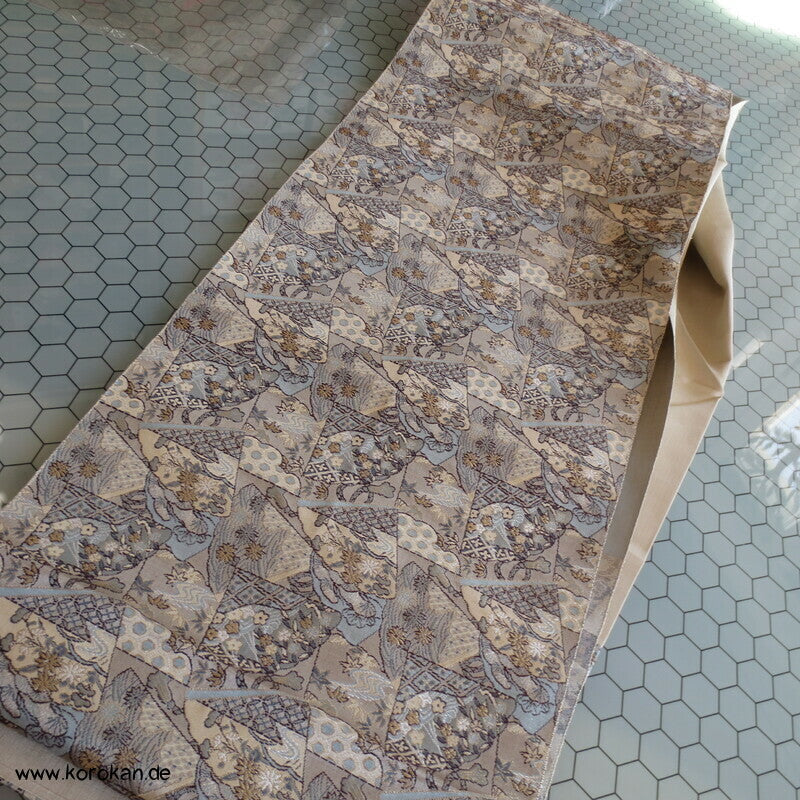Nagoya Obi Kiribame Steinplatten mit Mustern