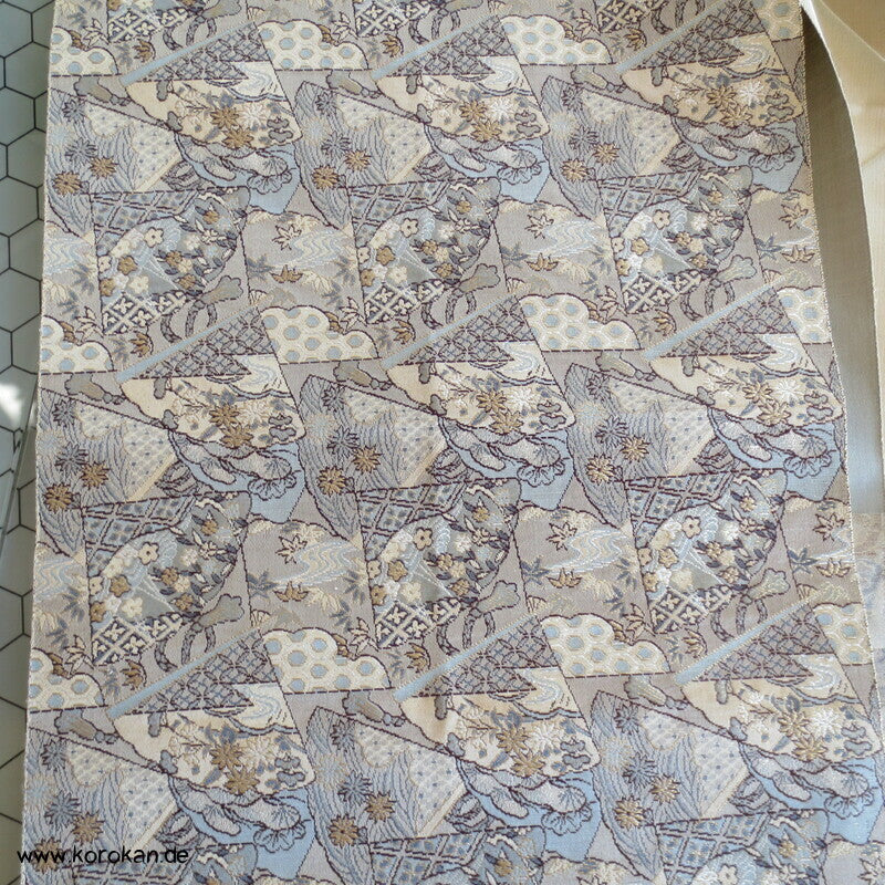 Nagoya Obi Kiribame Steinplatten mit Mustern