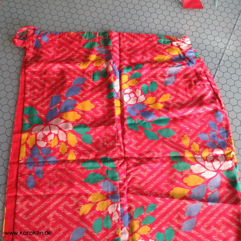bunter Susoyoke Juban Unterrock für Kimono