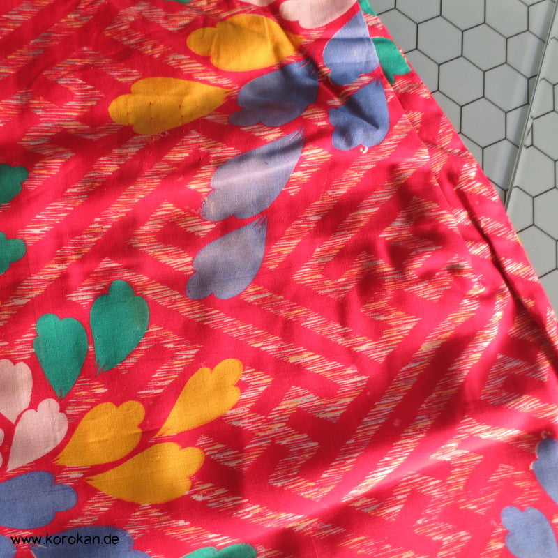 bunter Susoyoke Juban Unterrock für Kimono
