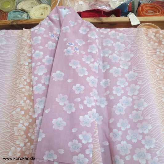 Sakura Crepe Hitoe / Yukata Kimono