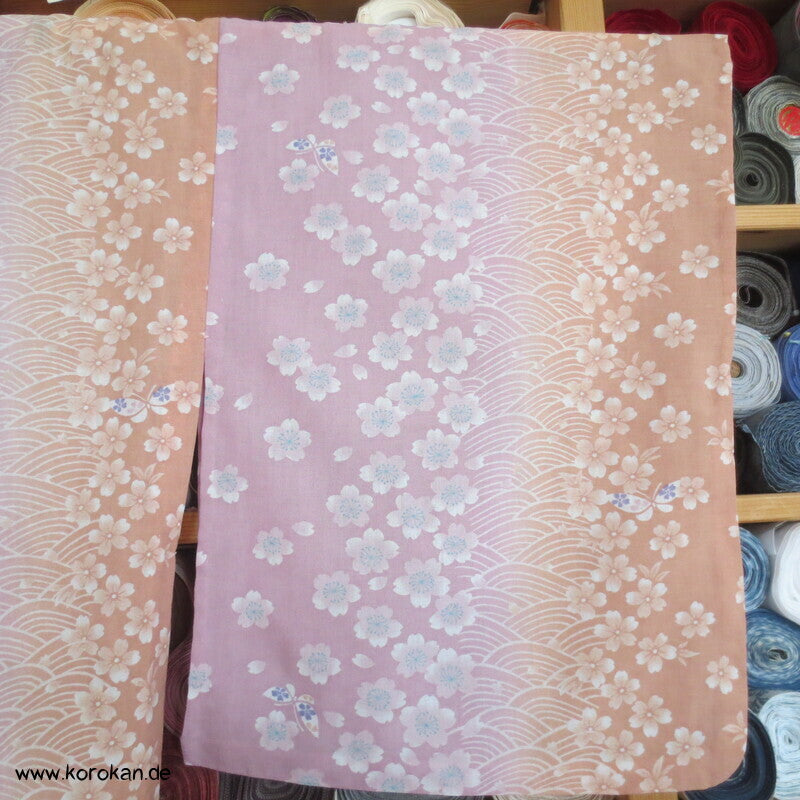 Sakura Crepe Hitoe / Yukata Kimono