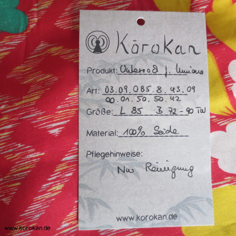 bunter Susoyoke Juban Unterrock für Kimono