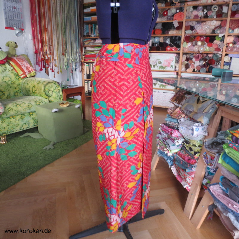 bunter Susoyoke Juban Unterrock für Kimono