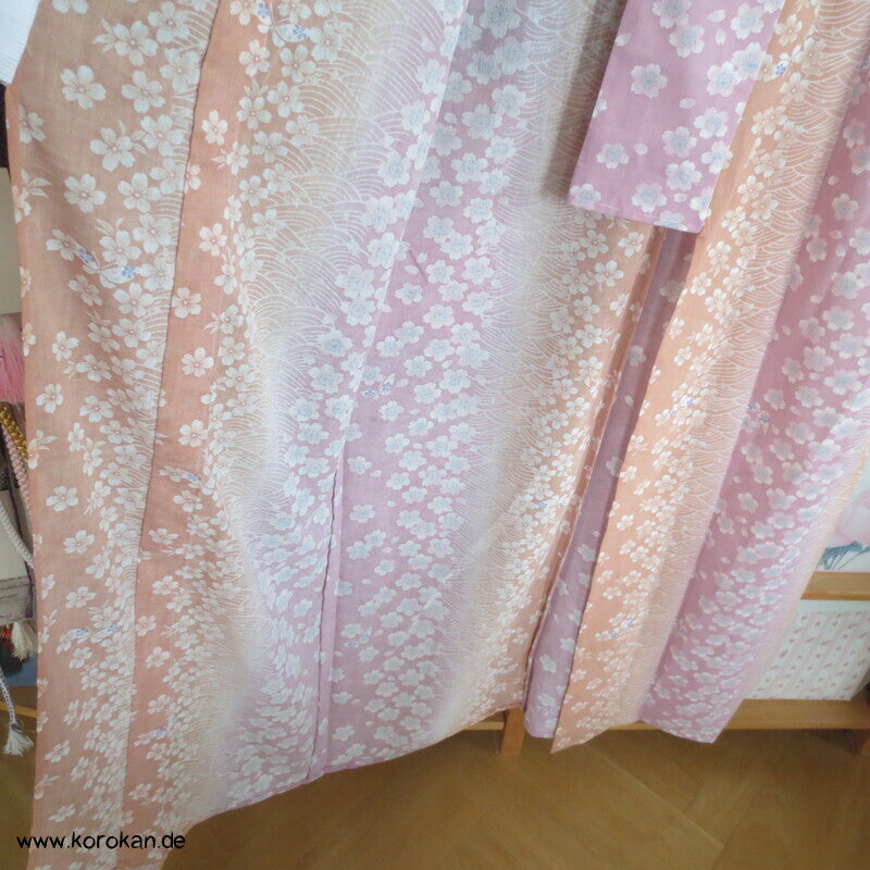 Sakura Crepe Hitoe / Yukata Kimono
