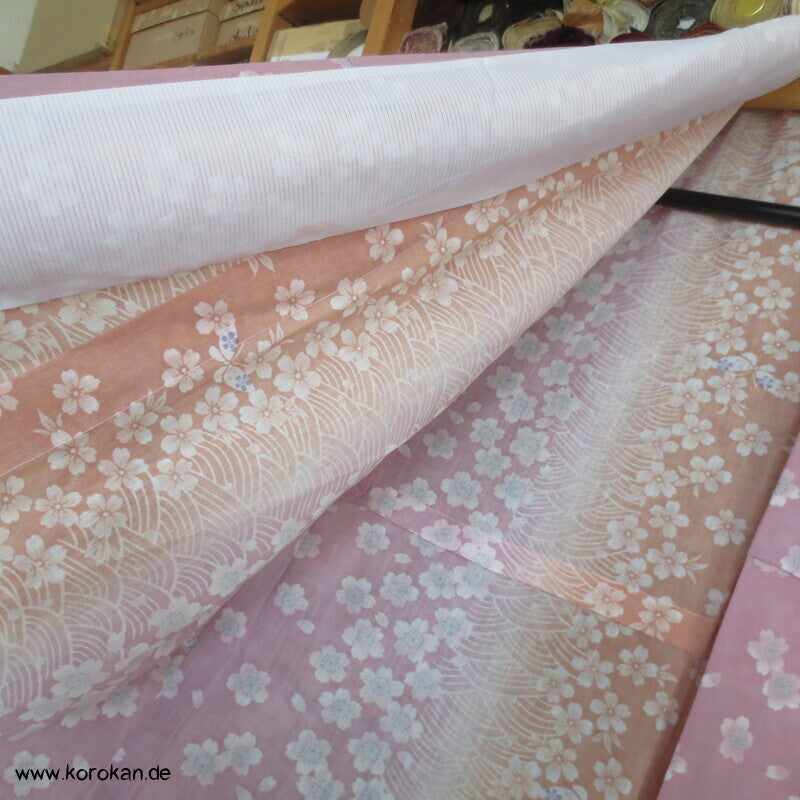 Sakura Crepe Hitoe / Yukata Kimono