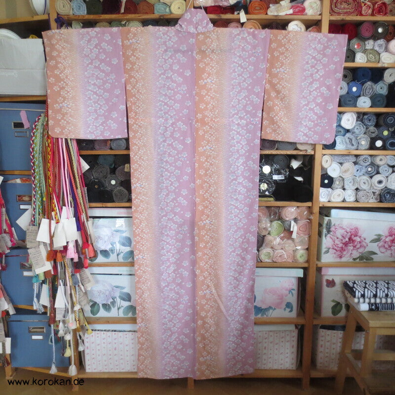 Sakura Crepe Hitoe / Yukata Kimono