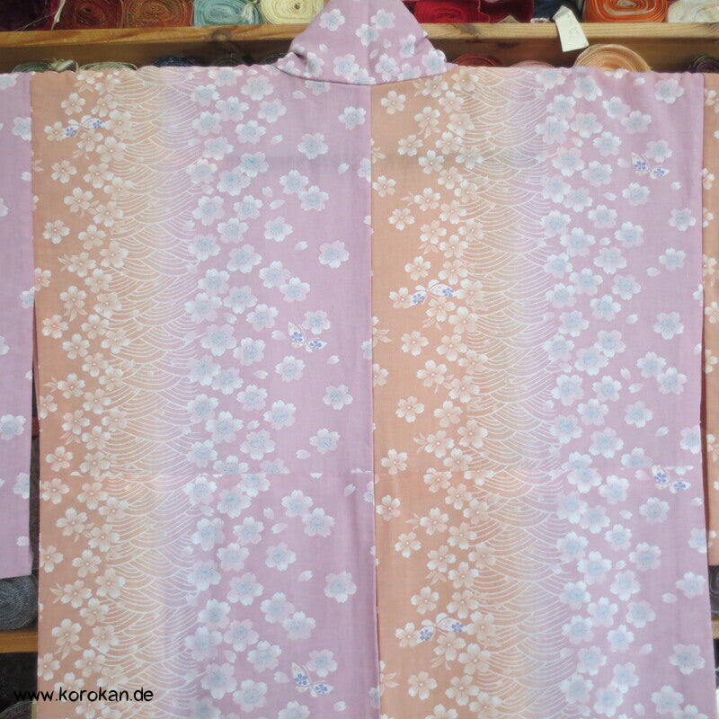 Sakura Crepe Hitoe / Yukata Kimono