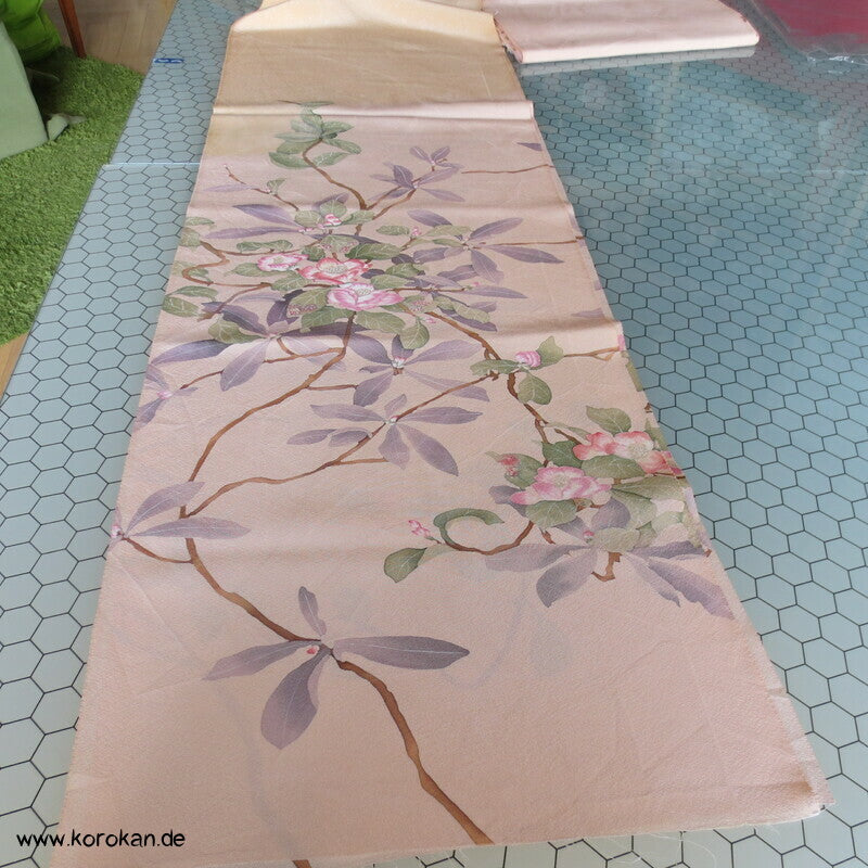 Kamelienbaum Stoffbahnen Seide für Homongi - Karieba