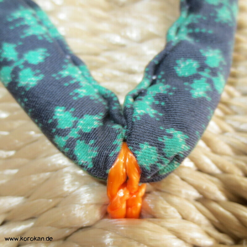 handgefertigte Baumwoll - Zori - FlipFlops - bunt, neu, für zu Hause