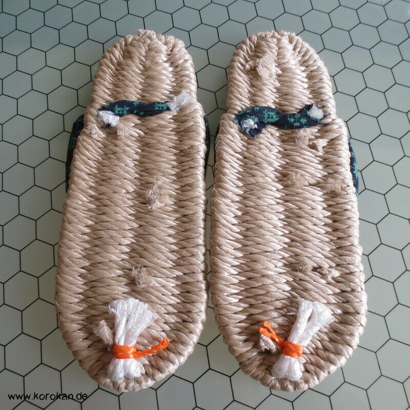 handgefertigte Baumwoll - Zori - FlipFlops - bunt, neu, für zu Hause